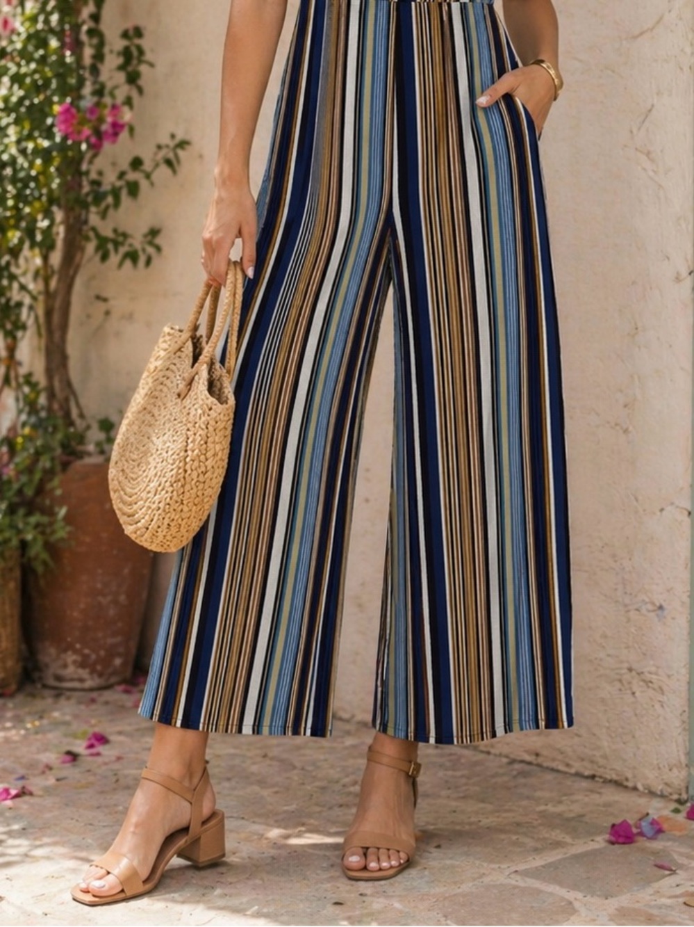 Jules & Leopold Multicolor Striped Pants